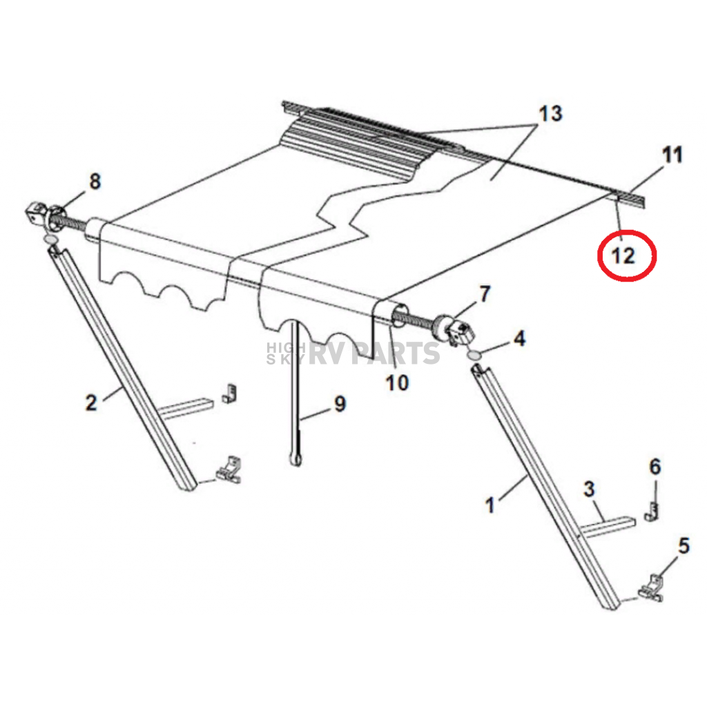 Carefree RV Awning Bumper R040198